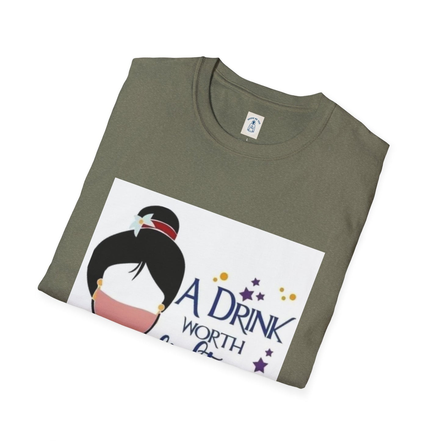 A Drink Worth Fighting For - Unisex Softstyle T-Shirt