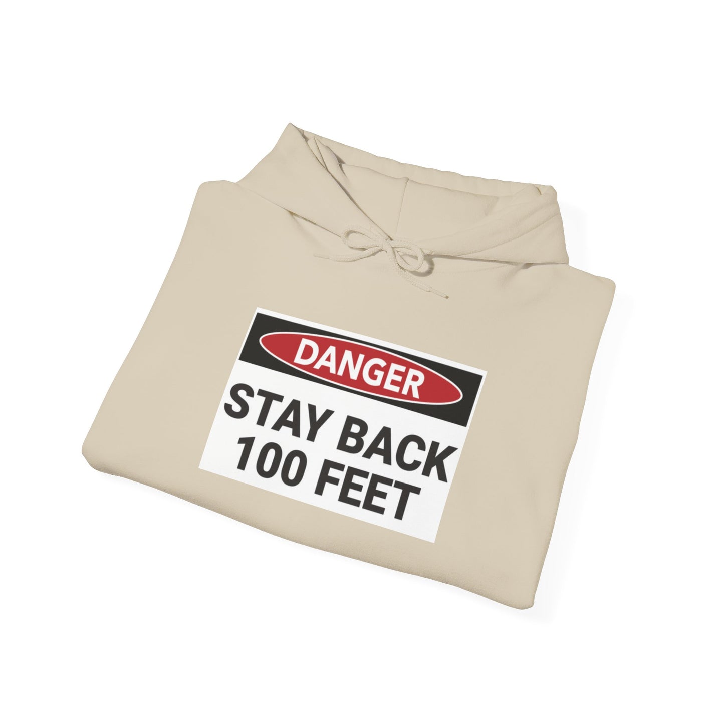 Danger Stay Back 100 Feet - Unisex Heavy Blend Hooded Sweatshirt, Police Support Apparel, Law Enforcement Gear, Gift for First Responders, [...]