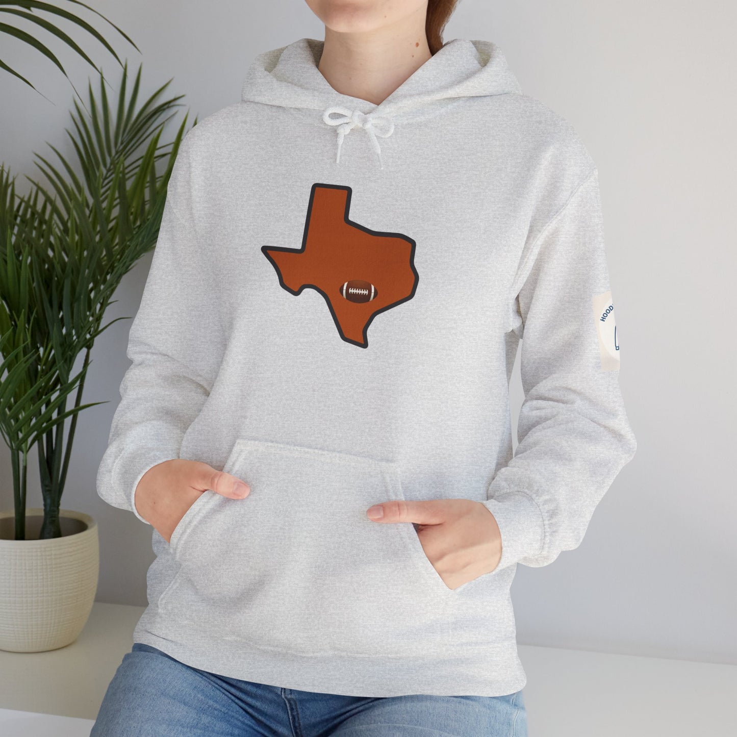 Texas Football Spirit - Unisex Heavy Blend Hooded Sweatshirt.[...]