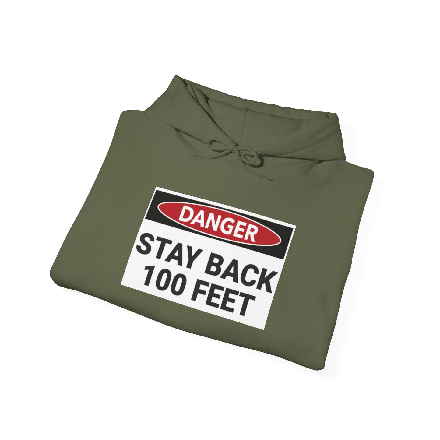 Danger Stay Back 100 Feet - Unisex Heavy Blend Hooded Sweatshirt, Police Support Apparel, Law Enforcement Gear, Gift for First Responders, [...]