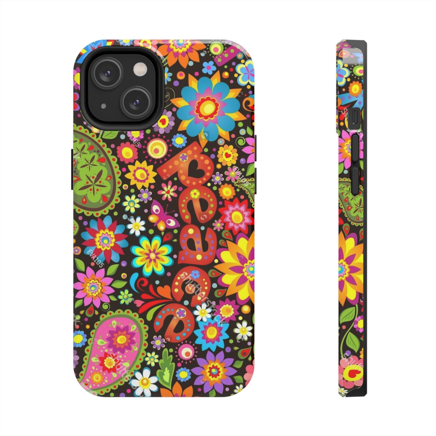 RETRO - PEACE - Tough iPhone Cases - Choose your Model & Size