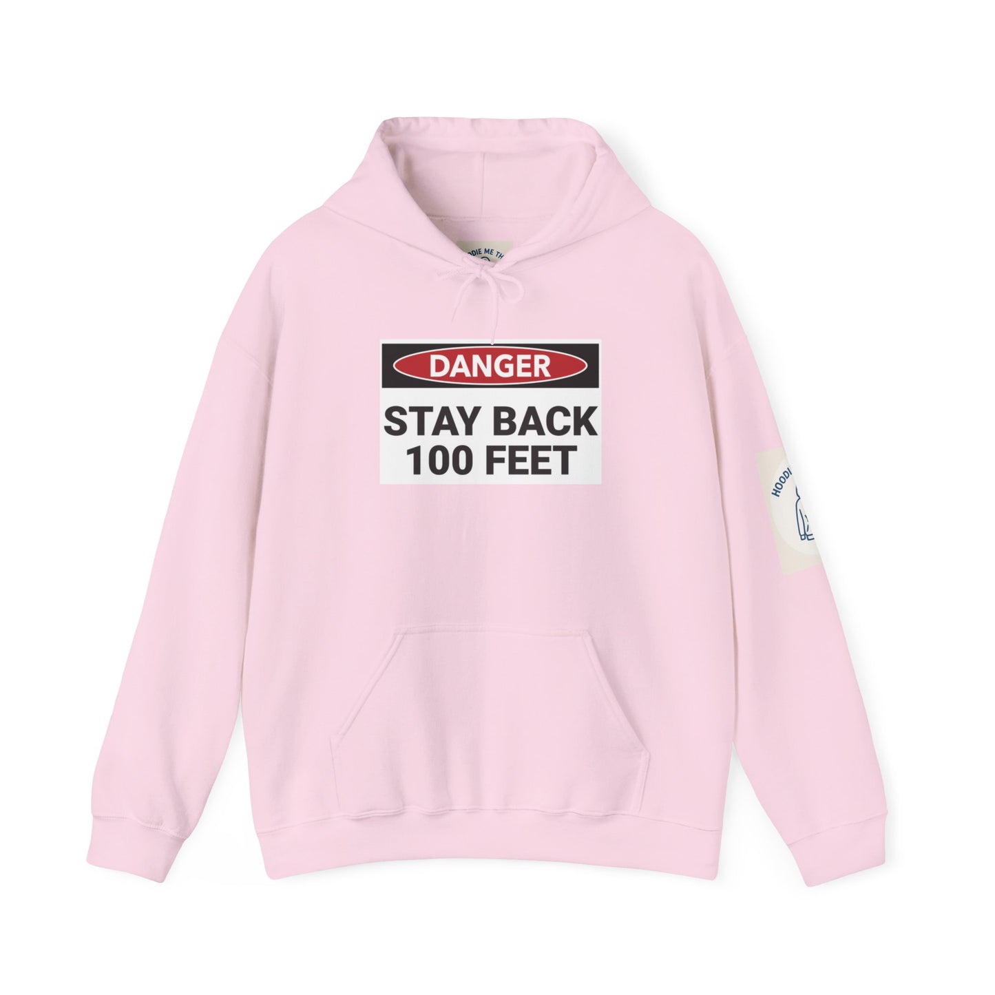 Danger Stay Back 100 Feet - Unisex Heavy Blend Hooded Sweatshirt, Police Support Apparel, Law Enforcement Gear, Gift for First Responders, [...]