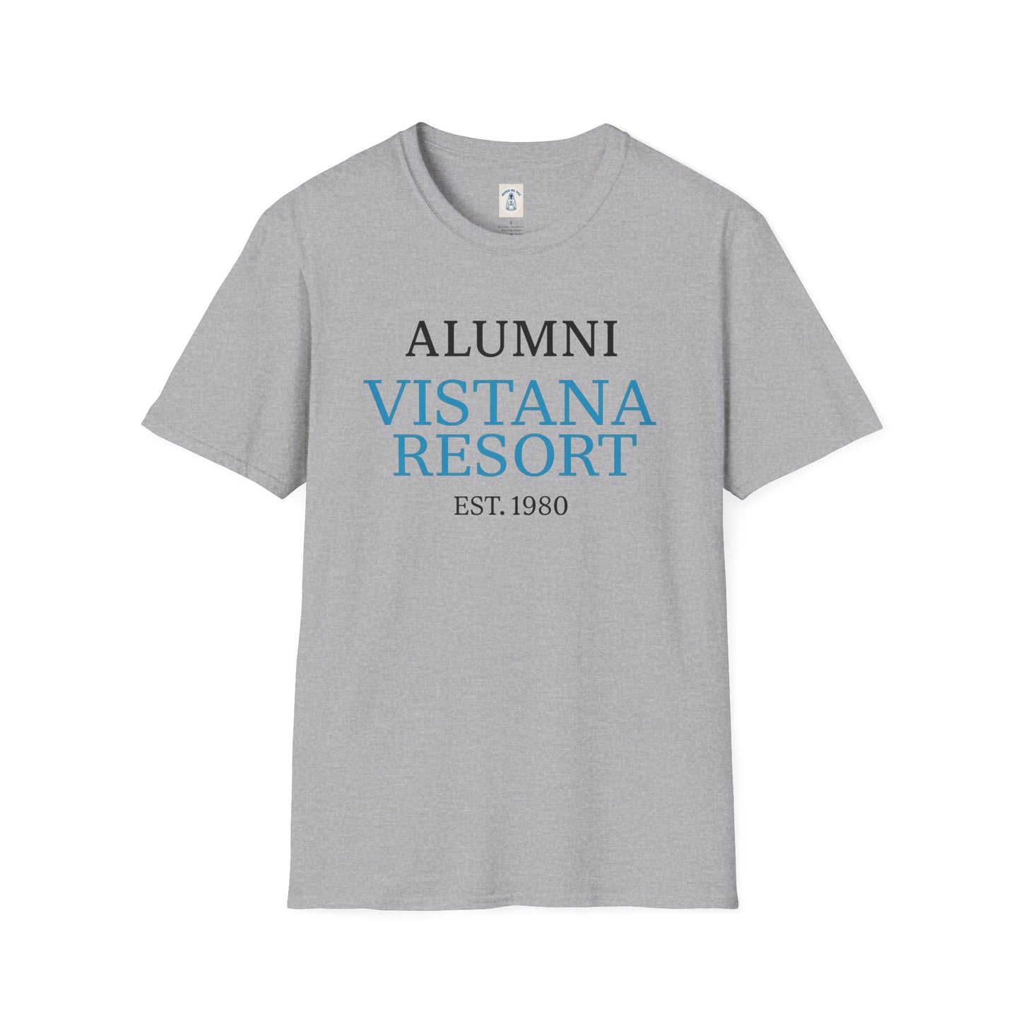ALUMNI VISTANA RESORT EST. 1980 - Unisex Softstyle T-Shirt, Celebrate your Memory of the Best Place to Work!