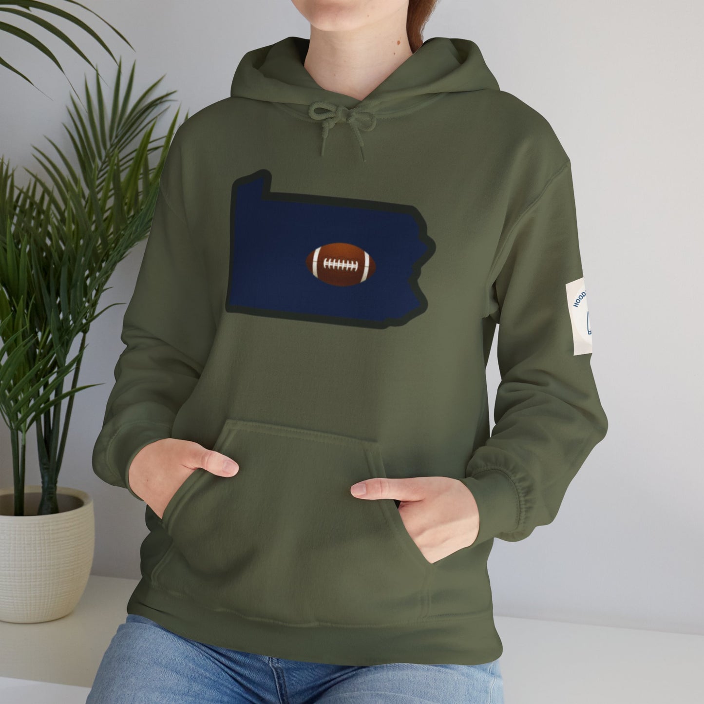 Pennsylvania Football Spirit - Unisex Heavy Blend Hooded Sweatshirt.[...]