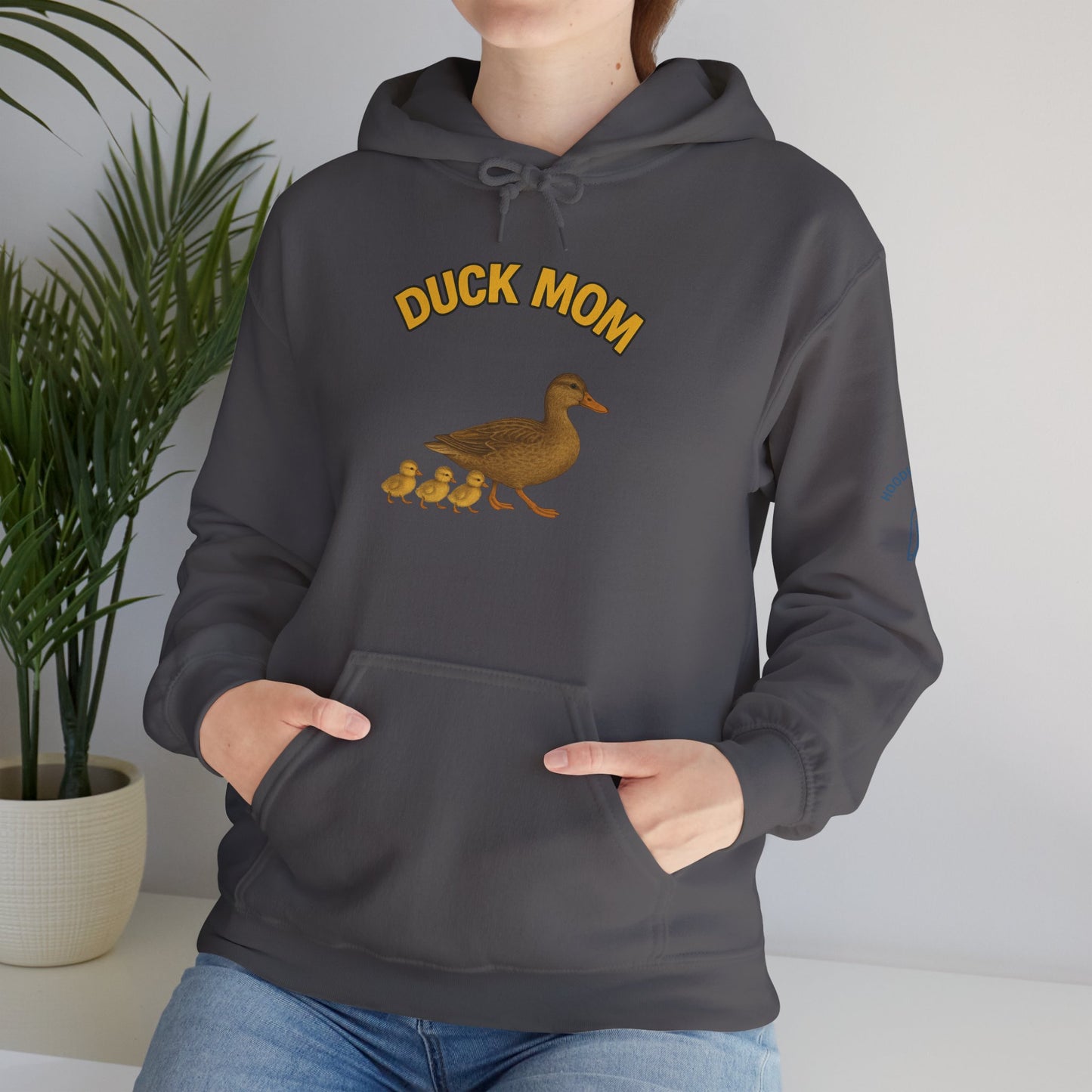 DUCK MOM - Unisex Heavy Blend Hooded Sweatshirt. Stay Warm while Feeding and watching your Ducks!  [...]