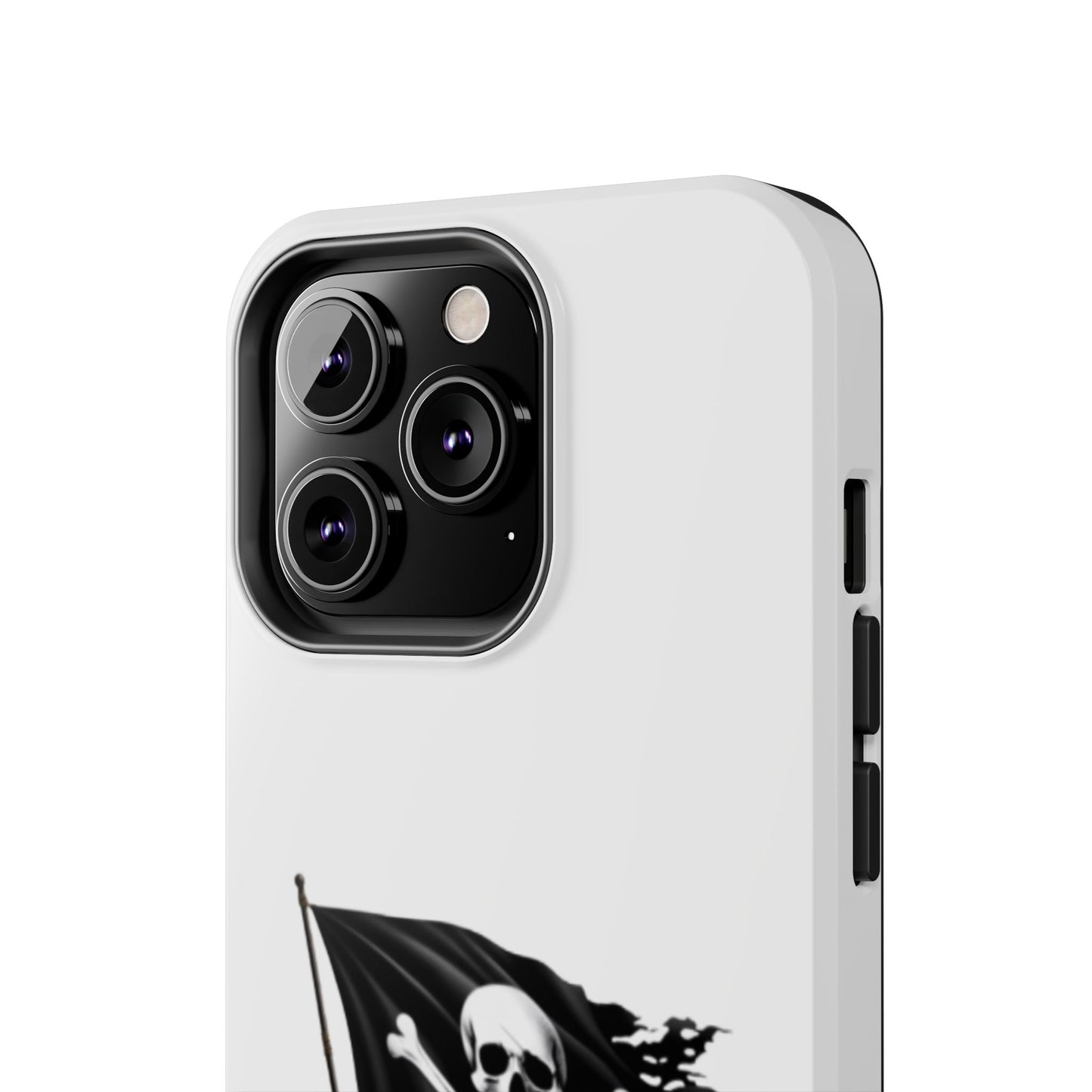 Black Skull Pirate Flag - Tough iPhone Cases - Choose your Size