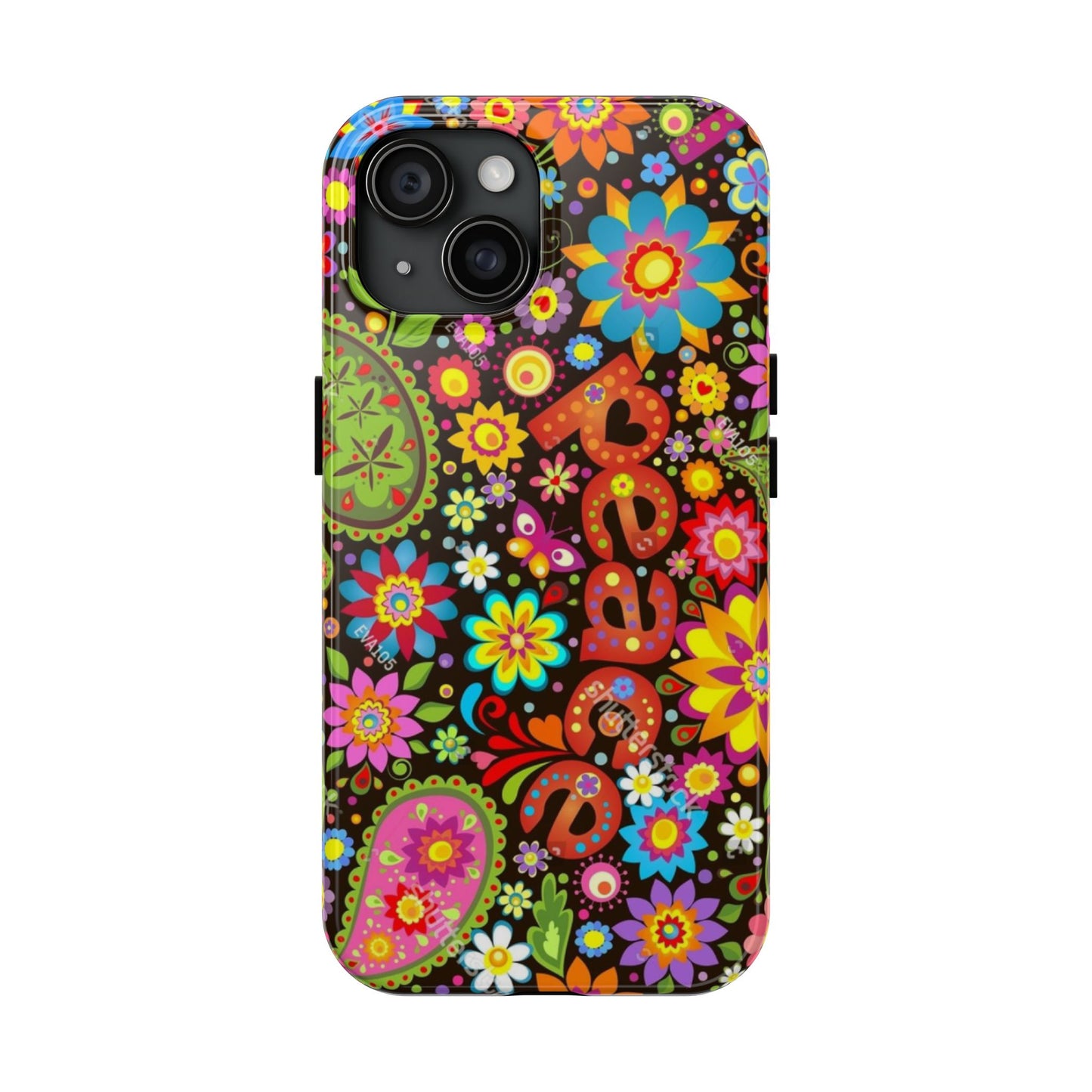 RETRO - PEACE - Tough iPhone Cases - Choose your Model & Size