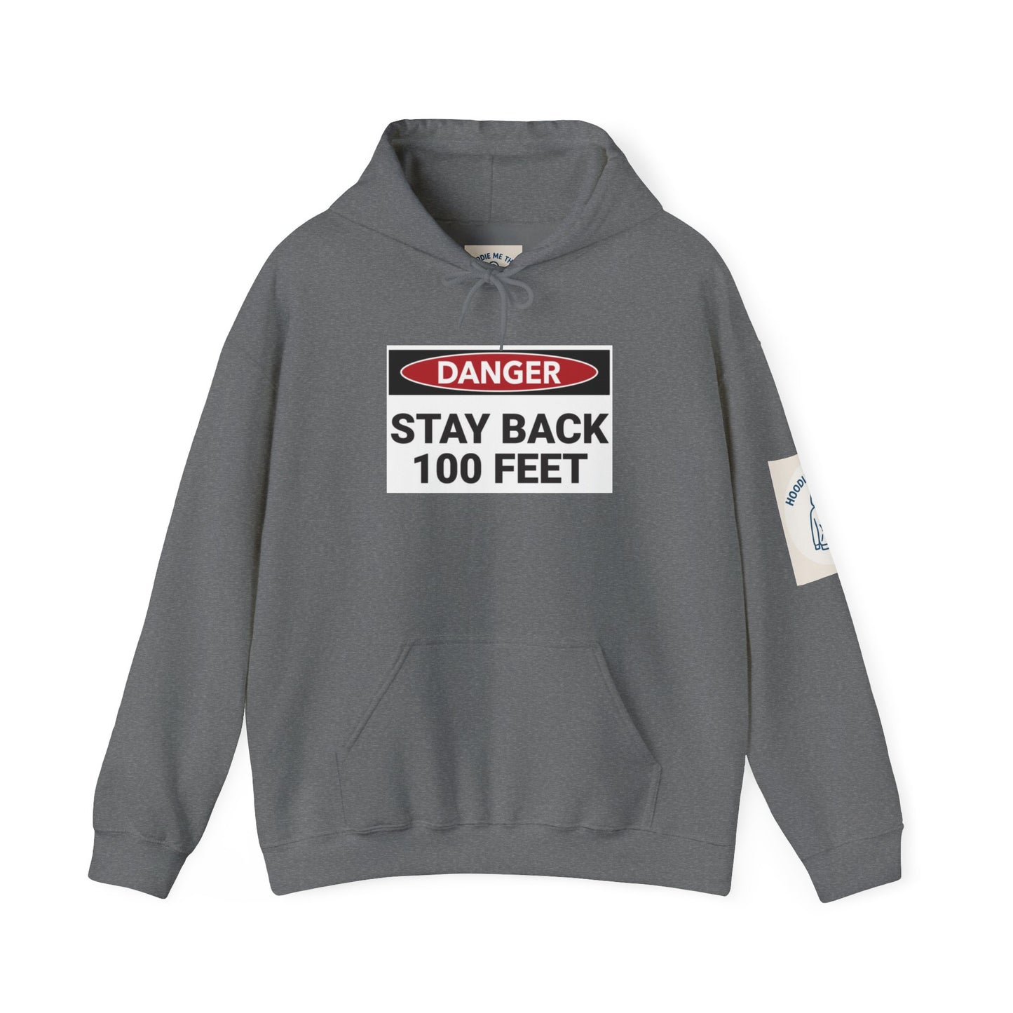 Danger Stay Back 100 Feet - Unisex Heavy Blend Hooded Sweatshirt, Police Support Apparel, Law Enforcement Gear, Gift for First Responders, [...]