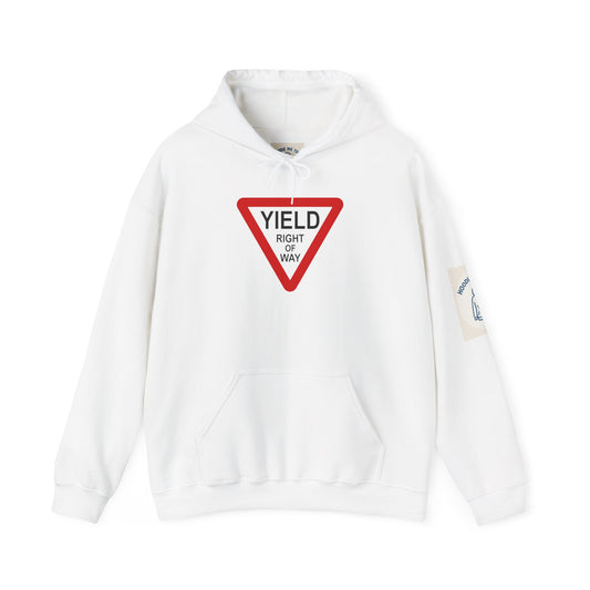 Yield Right of Way - Unisex Heavy Blend Hooded Sweatshirt, [...]