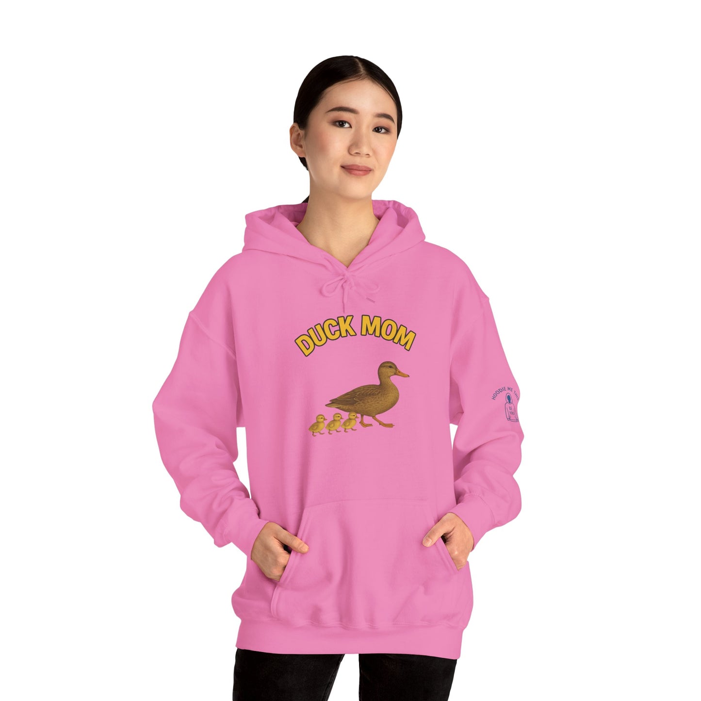 DUCK MOM - Unisex Heavy Blend Hooded Sweatshirt. Stay Warm while Feeding and watching your Ducks!  [...]