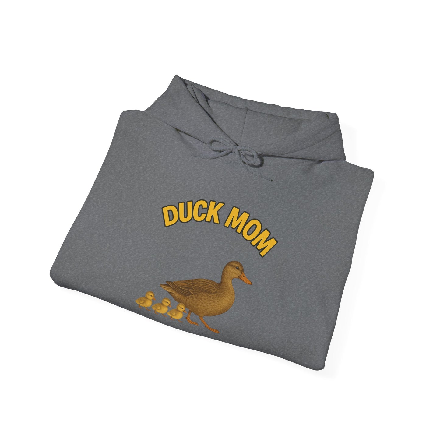 DUCK MOM - Unisex Heavy Blend Hooded Sweatshirt. Stay Warm while Feeding and watching your Ducks!  [...]