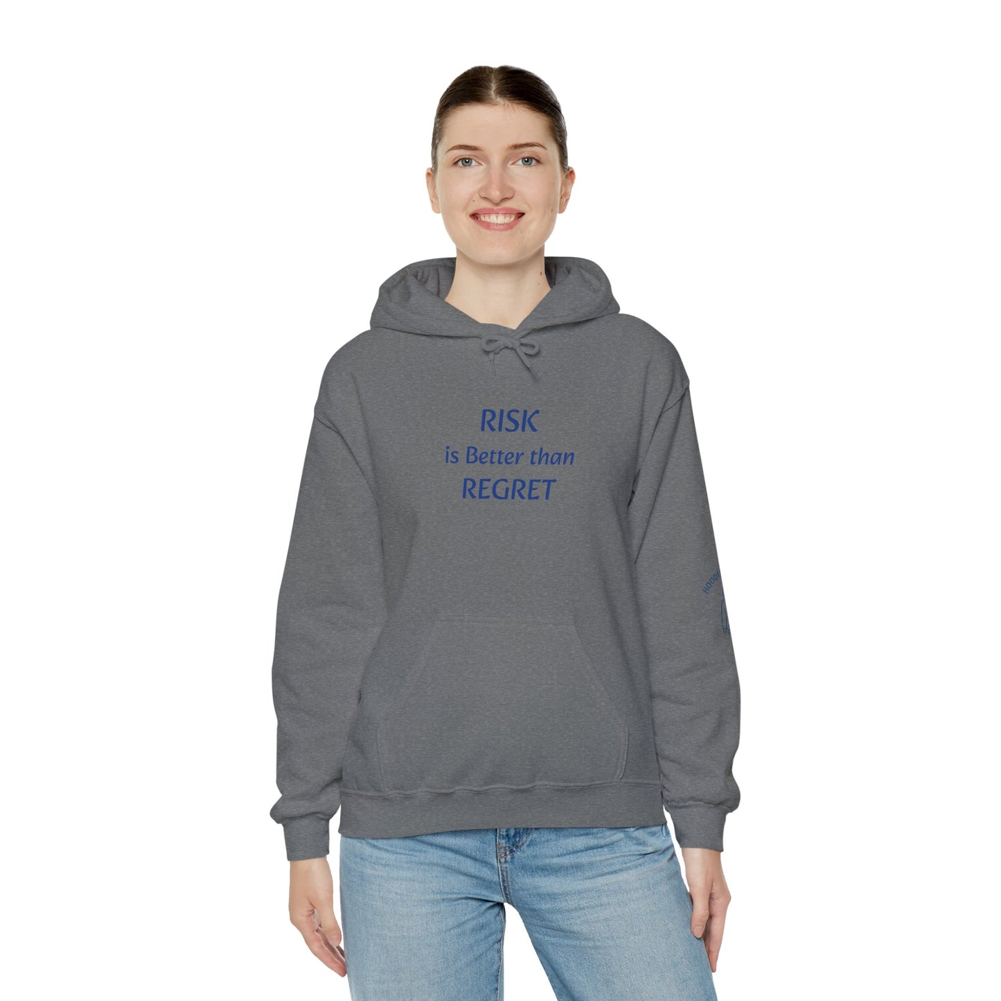 RISK is better than REGRET - Unisex Heavy Blend Hooded Sweatshirt. Stay Warm in Cozy in Winter Classrooms [...]