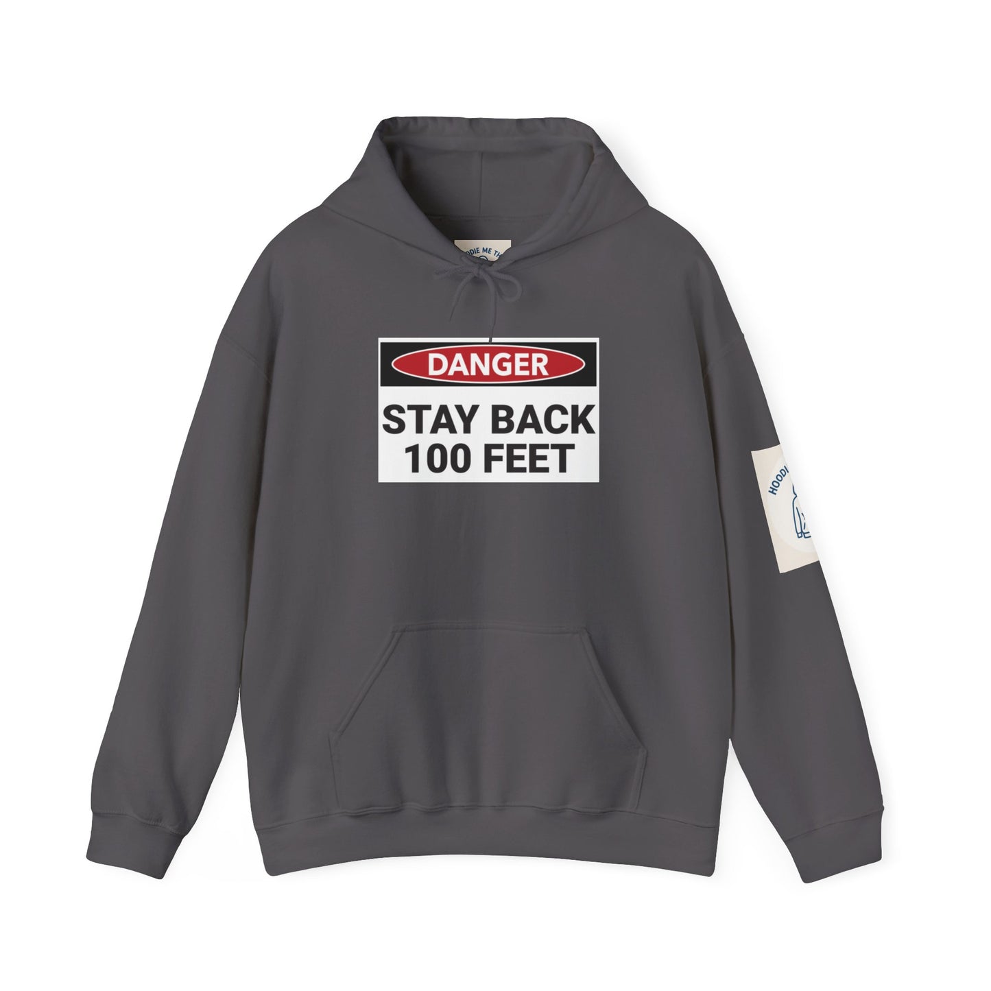 Danger Stay Back 100 Feet - Unisex Heavy Blend Hooded Sweatshirt, Police Support Apparel, Law Enforcement Gear, Gift for First Responders, [...]