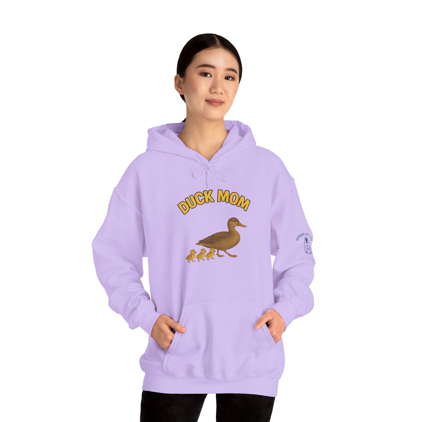 DUCK MOM - Unisex Heavy Blend Hooded Sweatshirt. Stay Warm while Feeding and watching your Ducks!  [...]